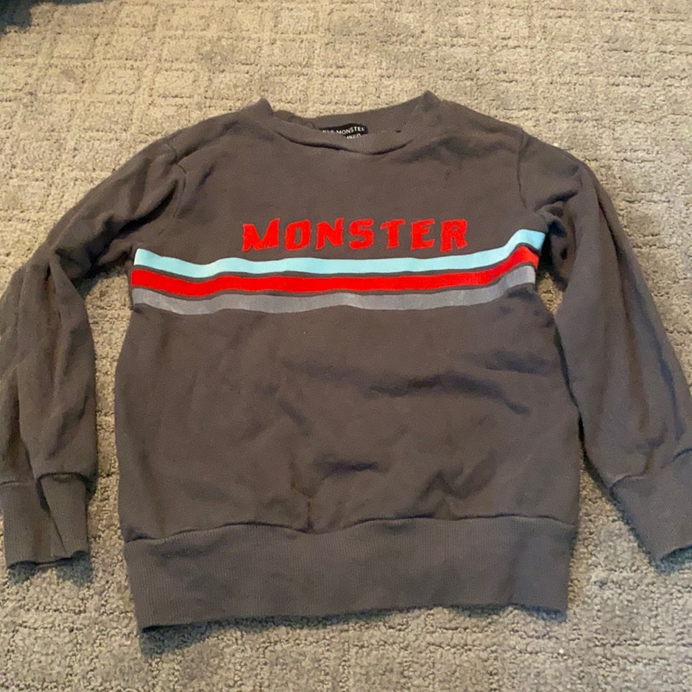 Boys Wee Monster sweatshirt